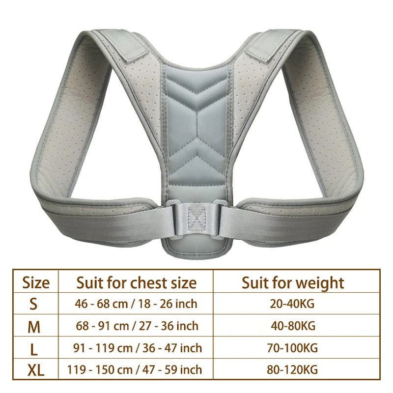 Back Posture Corrector Belt – Adjustable Spine & Shoulder Support for Men & Women