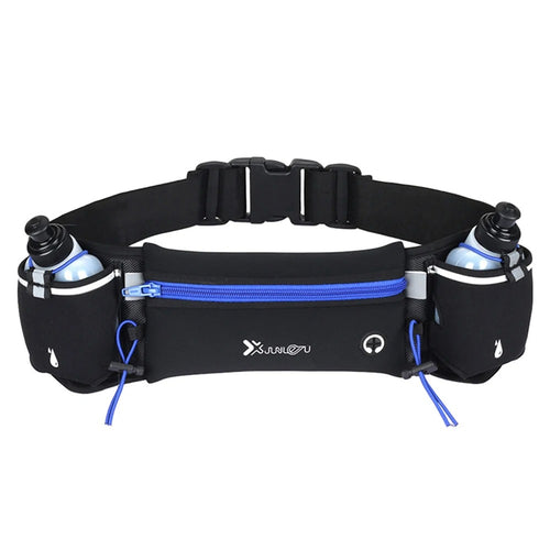 Westfolk™ HydroStride Running Belt – Dual Bottle Waist Pack | Bounce-Free | Reflective | Adventure-Ready Design