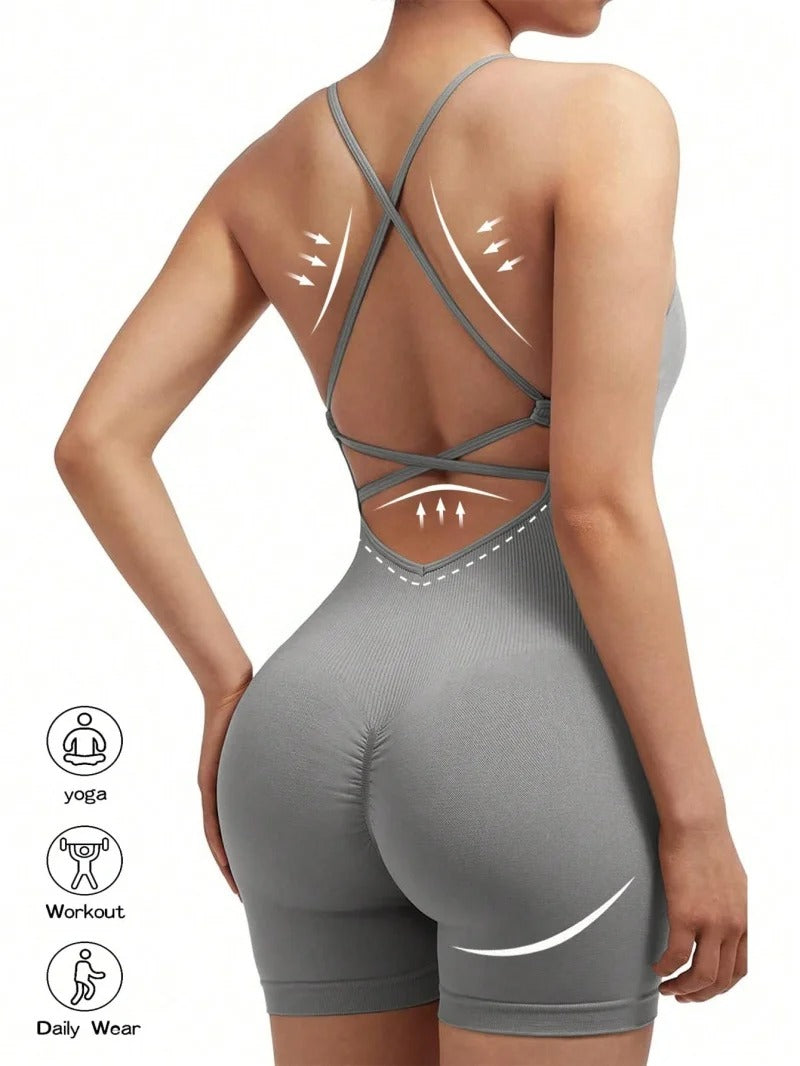 Westfolk™ SculptFlex One-Piece Jumpsuit – Seamless, Scrunch Fit, All-Day Confidence
