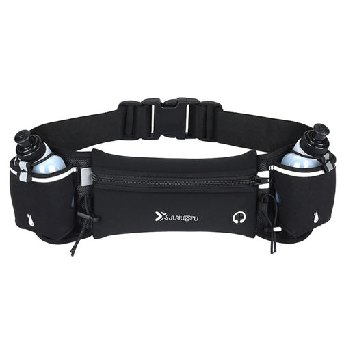 Westfolk™ HydroStride Running Belt – Dual Bottle Waist Pack | Bounce-Free | Reflective | Adventure-Ready Design