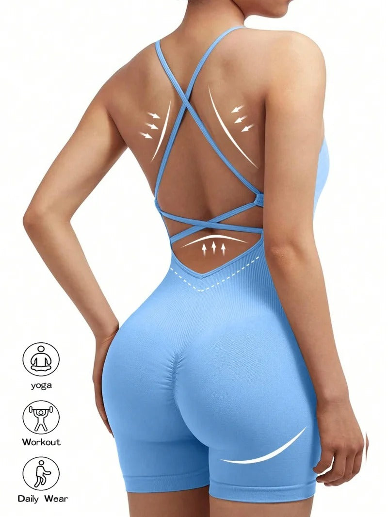 Westfolk™ SculptFlex One-Piece Jumpsuit – Seamless, Scrunch Fit, All-Day Confidence